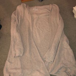 Cardigan, hooded. Good condition